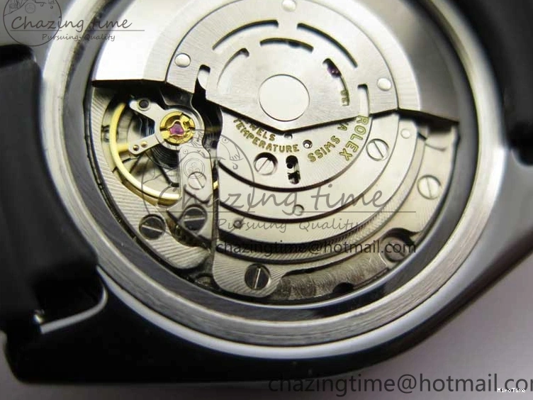 MiroTime 1227 Submariner 40mm Black Ceramic 5GF Best Edition Blue Candy Dial on Black Rubber Strap SA FashionForward 2473